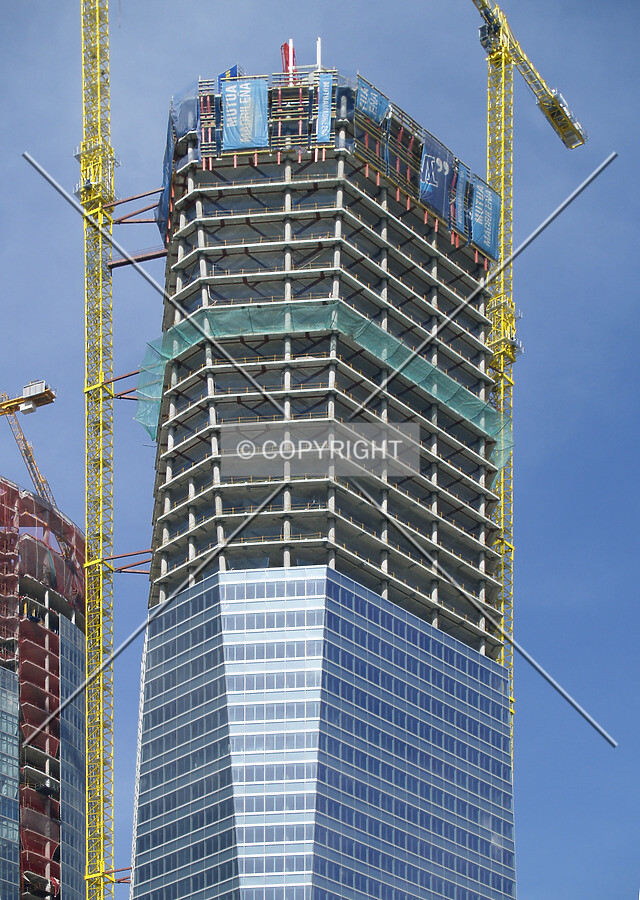 Top floors seen from the southwest