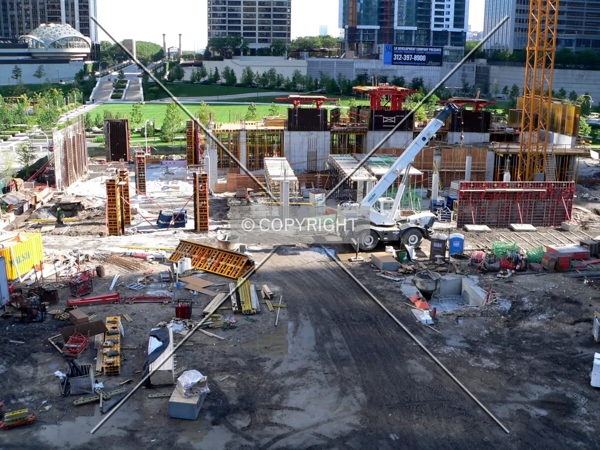 View to the south from Wacker Drive
