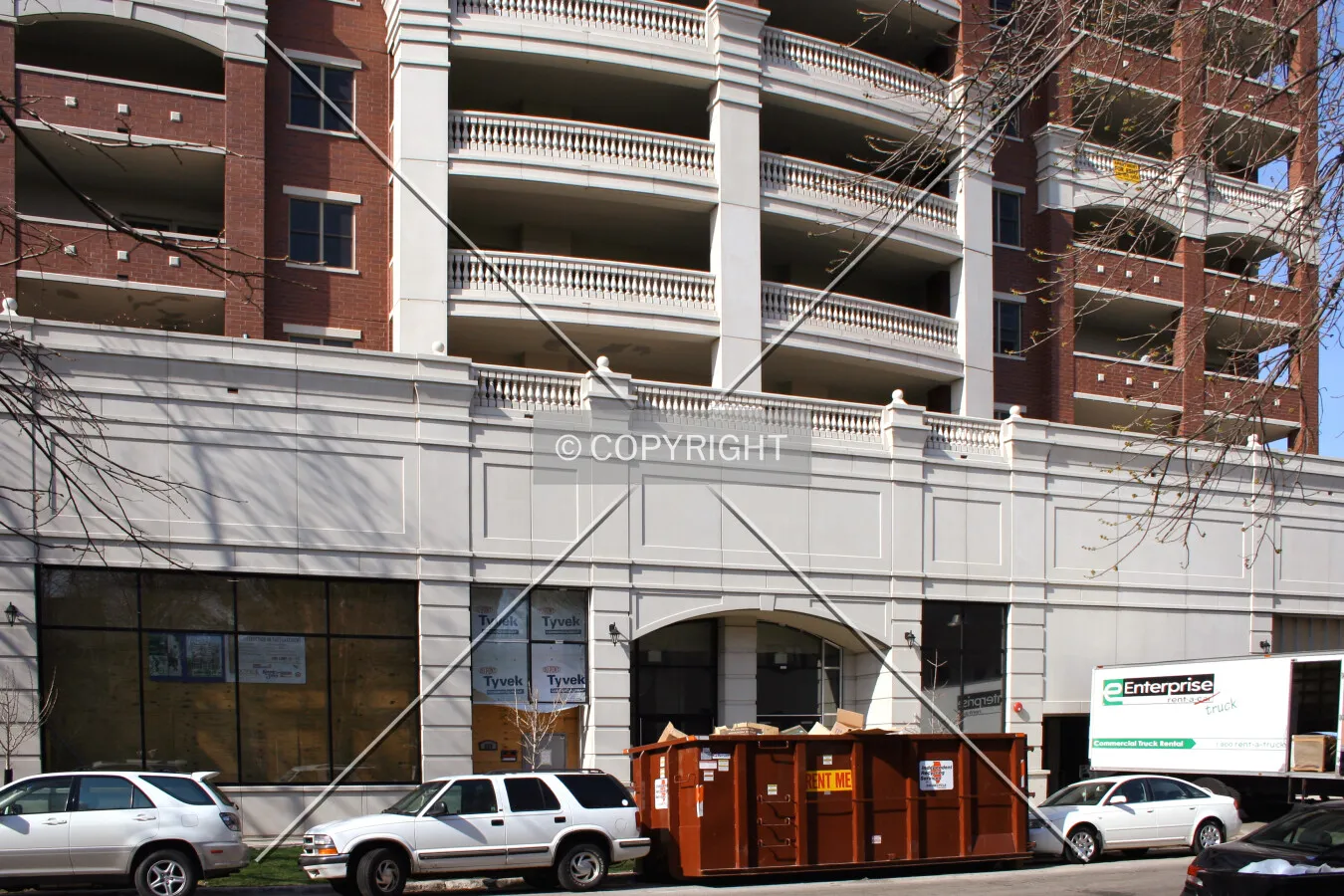 Lower floors on the south side