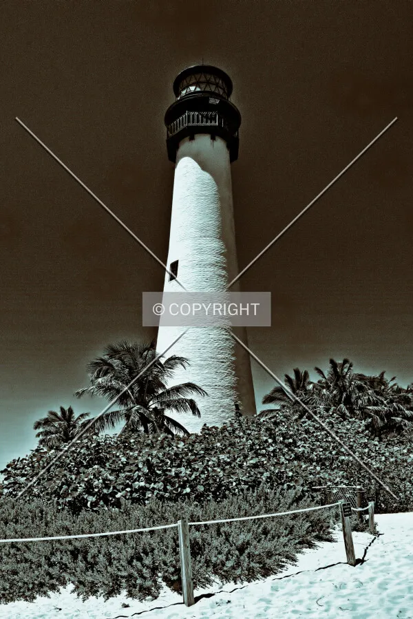 Cape Florida Lighthouse, Key Biscayne, Florida, U.S.A.