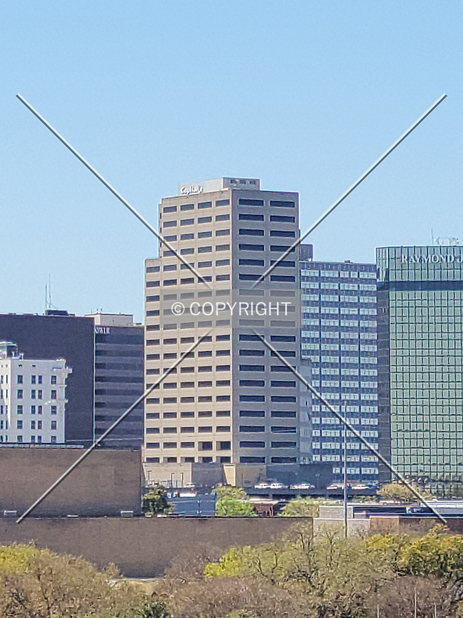 Distant view from the east; March 26, 2021