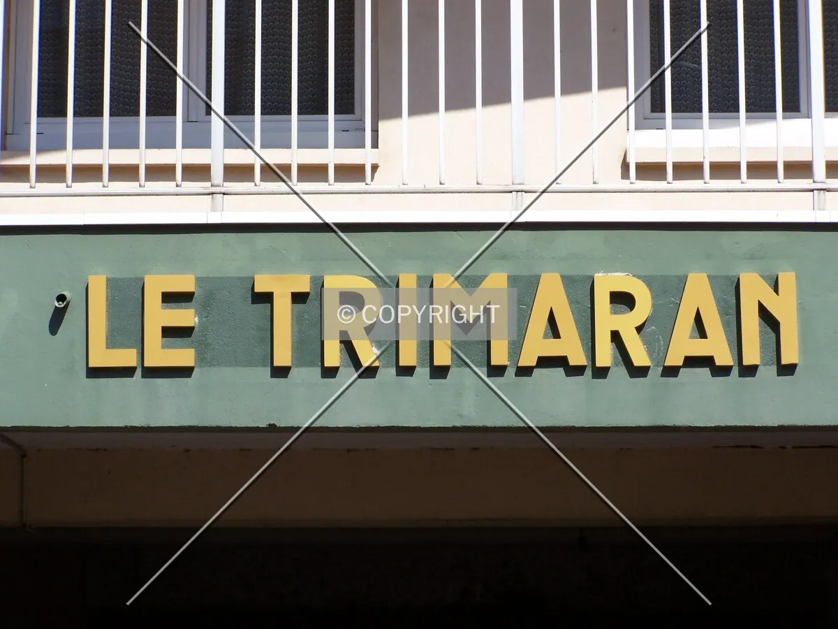 Signage on the south side