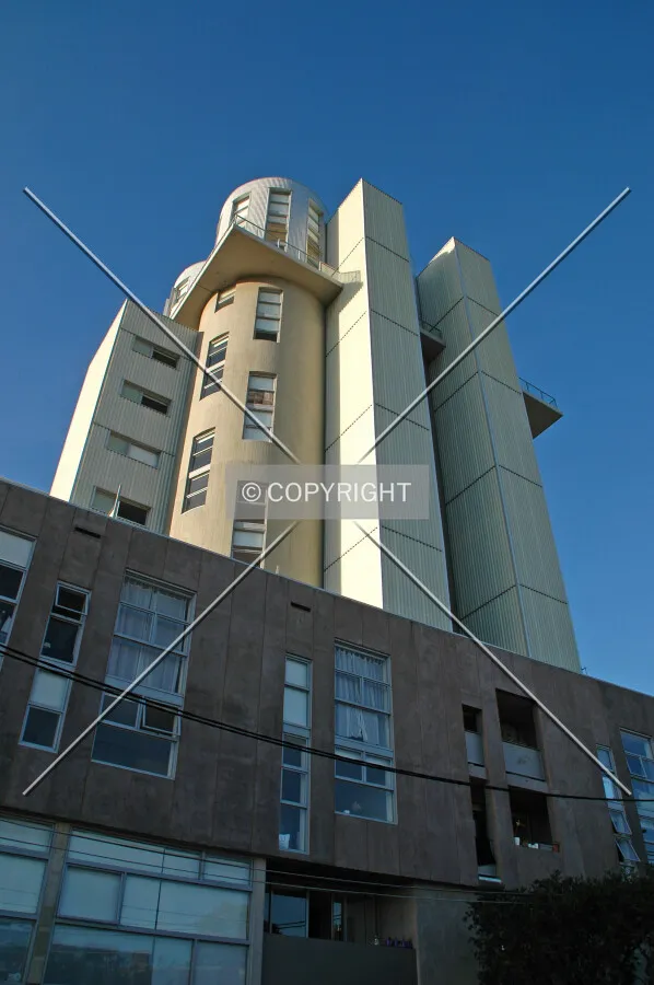 Looking up from Gladstone Street