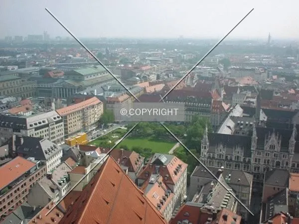 View over Munich from Frauenkirche