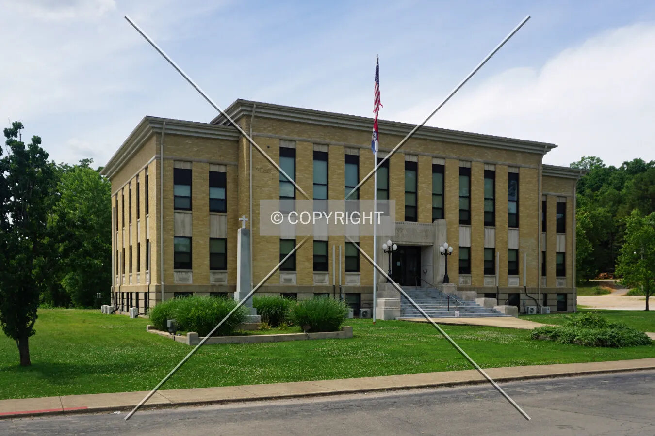 View from the southwest; May 30, 2016