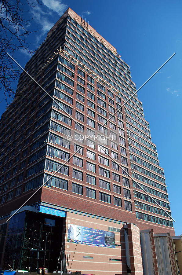 Viewed from 120th and 5th Avenue