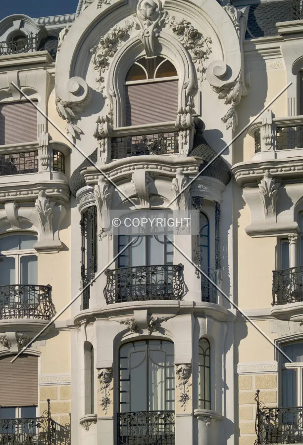 Detail of western façade