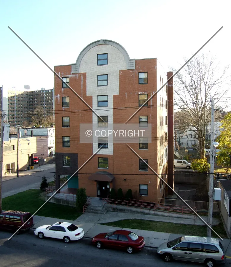 View from the north across Vark Street