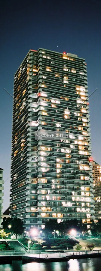Night view from promenade