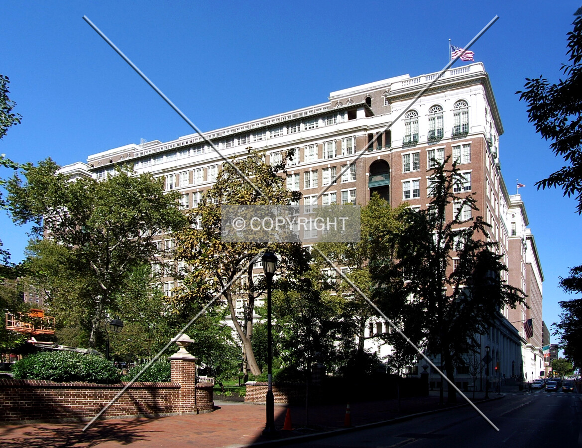 View from the south along 6th Street