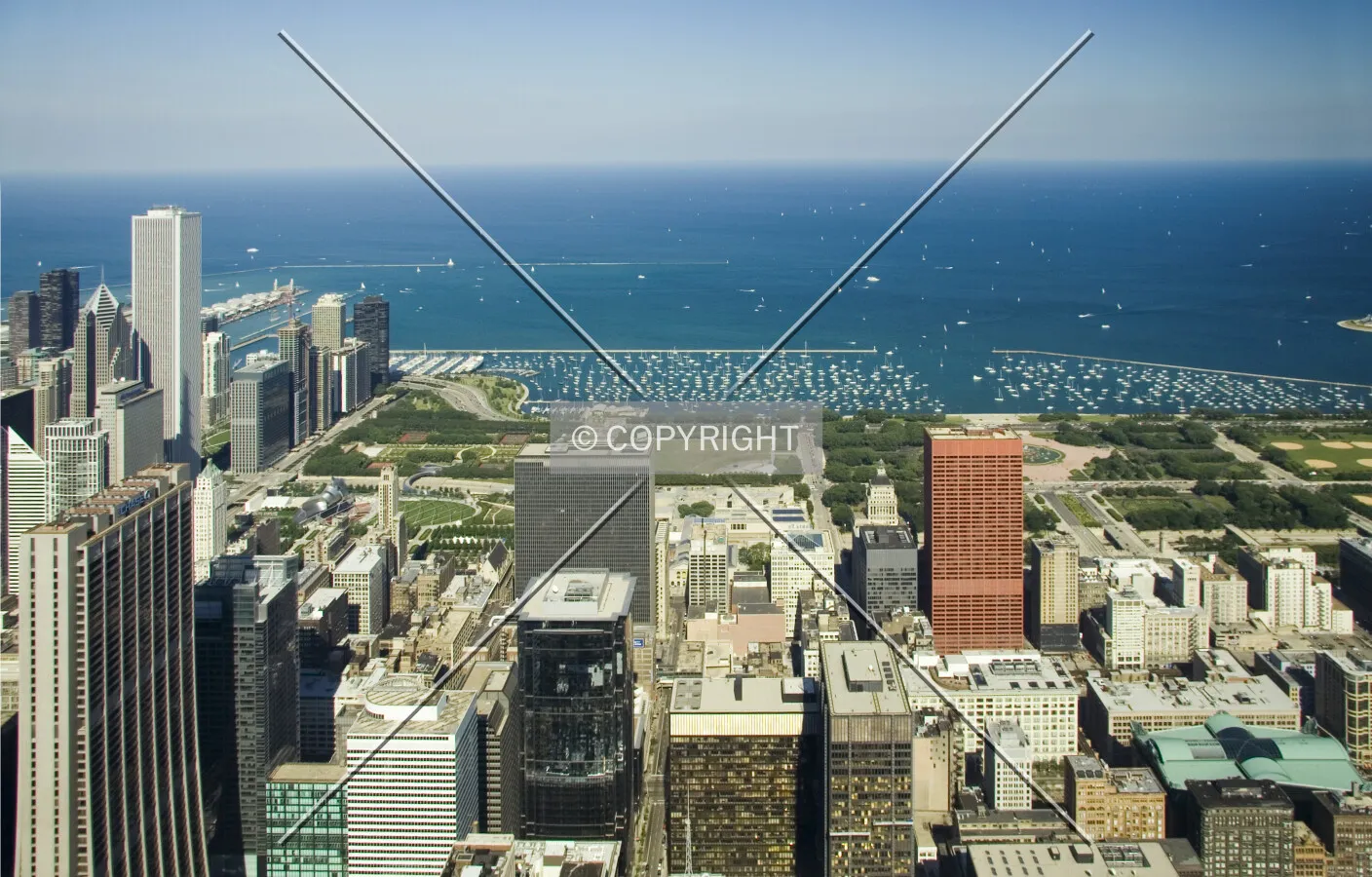 Looking east from Sears Tower