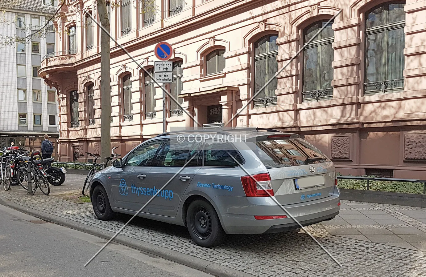 ThyssenKrupp Elevator service vehicle