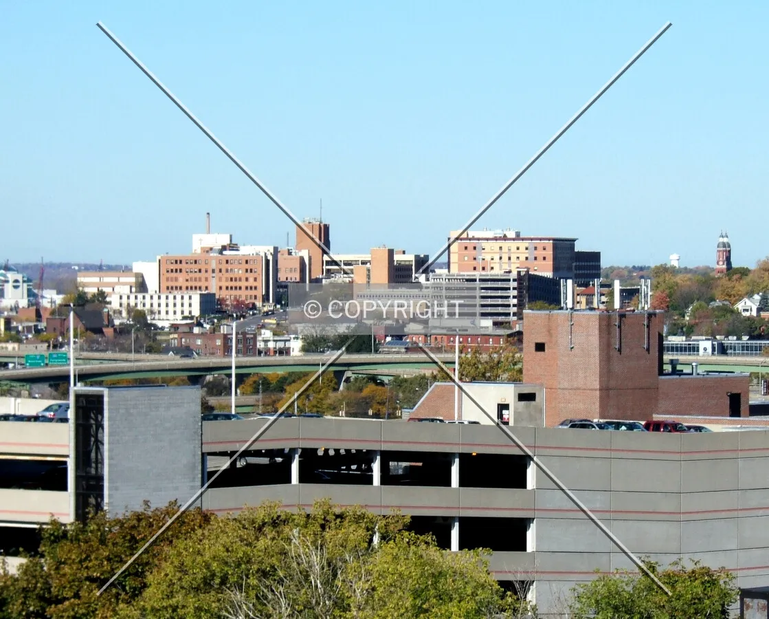 View from the southeast