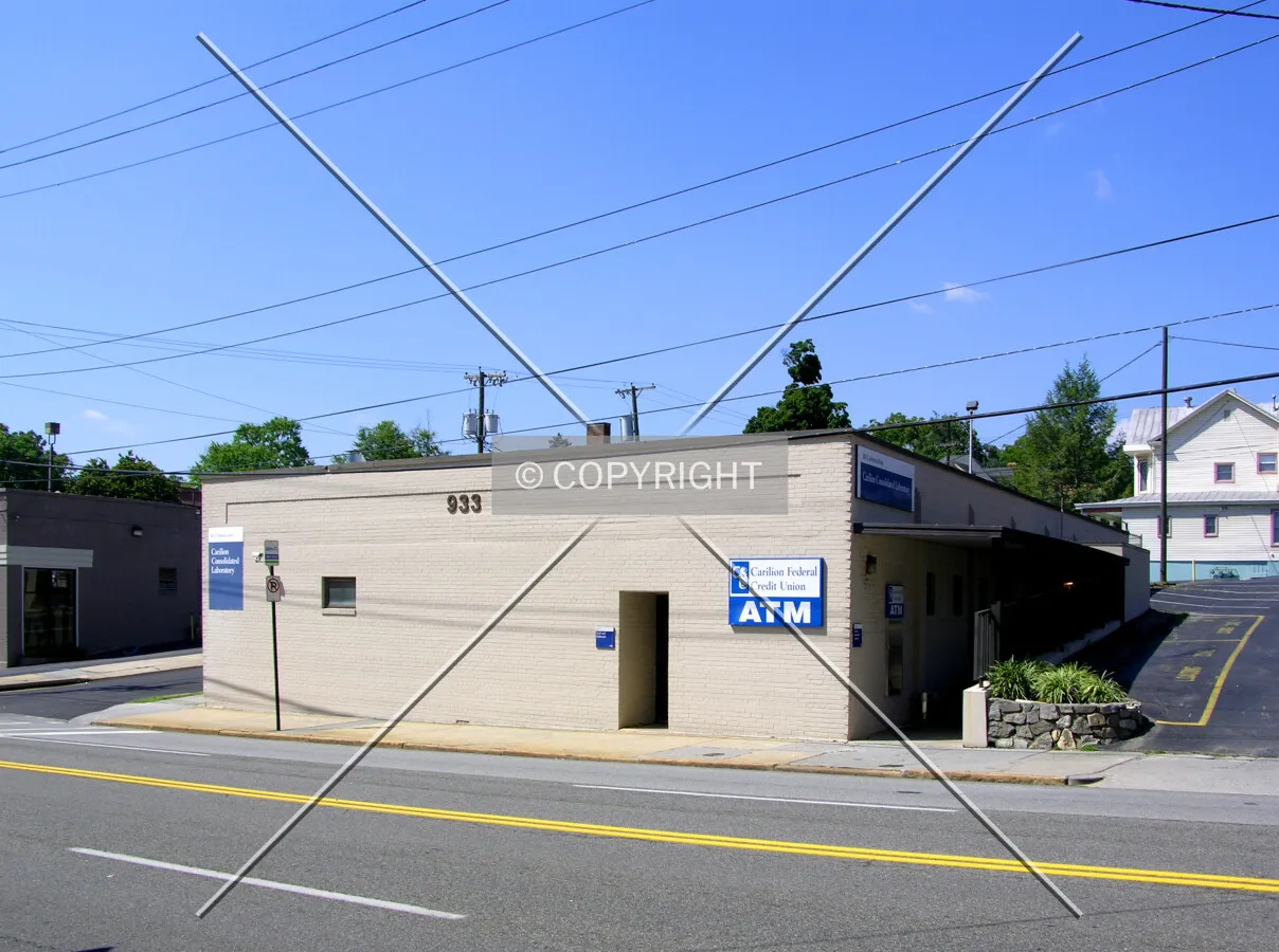 From the northeast across Jefferson Street