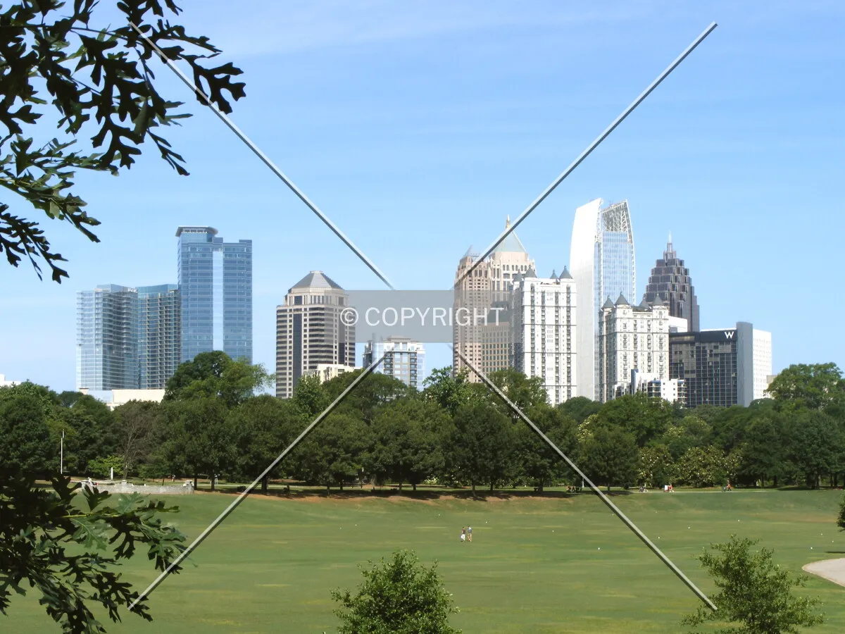 Looking west toward midtown