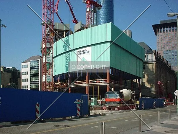 The tower starts to rise