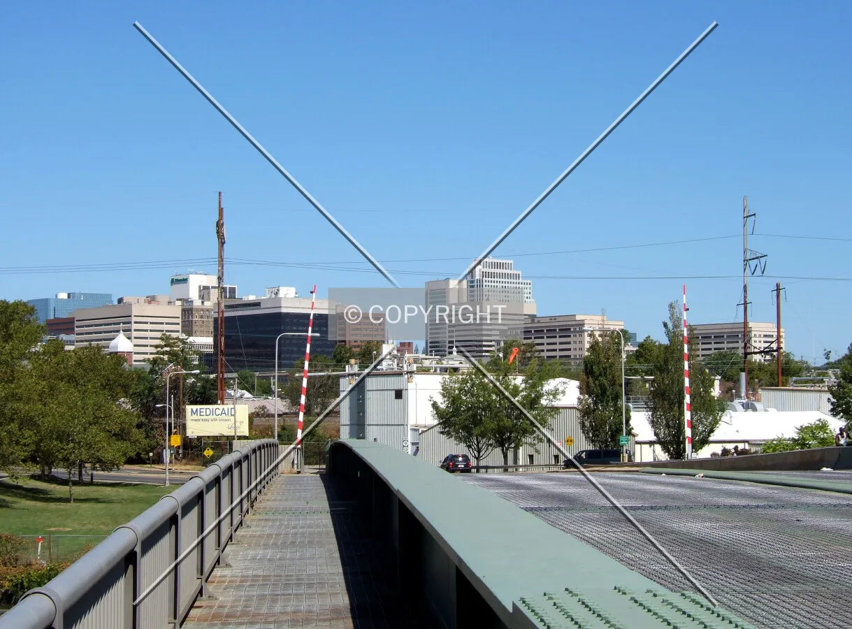 Downtown from the southeast