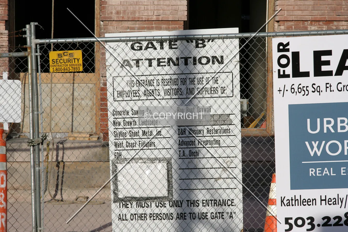 Project sign