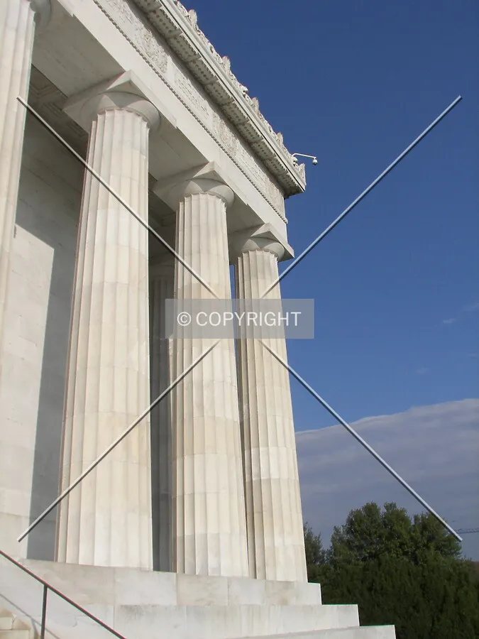 Looking up from the south
