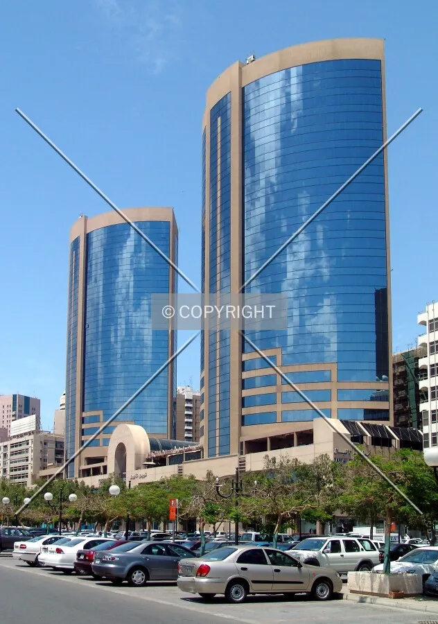 The eastern view from street level