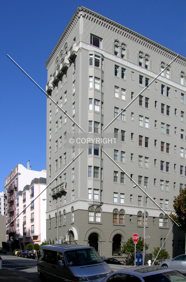 From across Pacific Avenue to the southeast