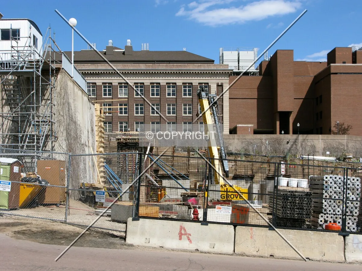 North end of the site, view to the east across East River Road
