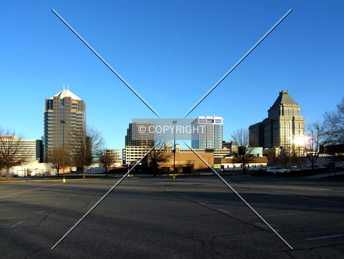Downtown from the west