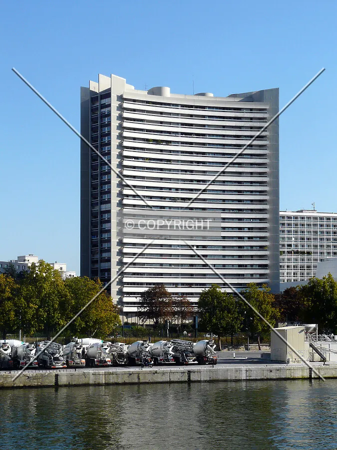 View from across the Seine River