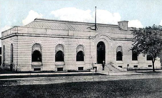 Vintage view from the northwest