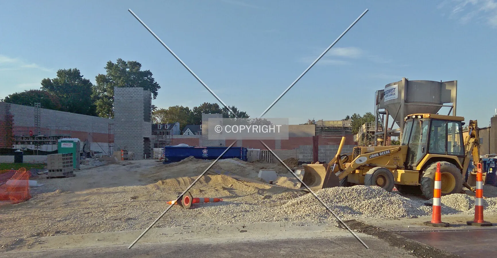 View from the south during construction; September 26, 2014