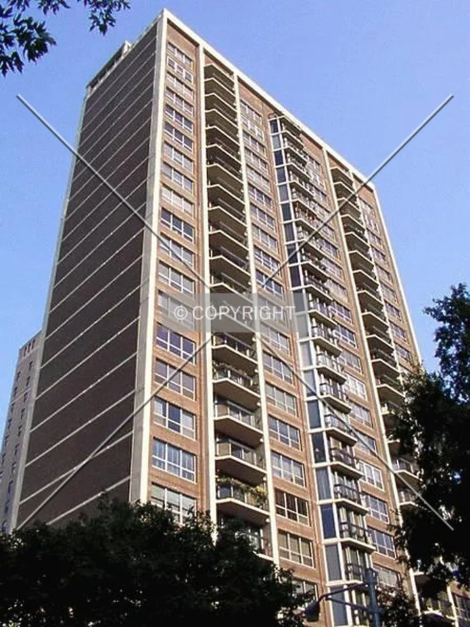 Looking up from the northwest