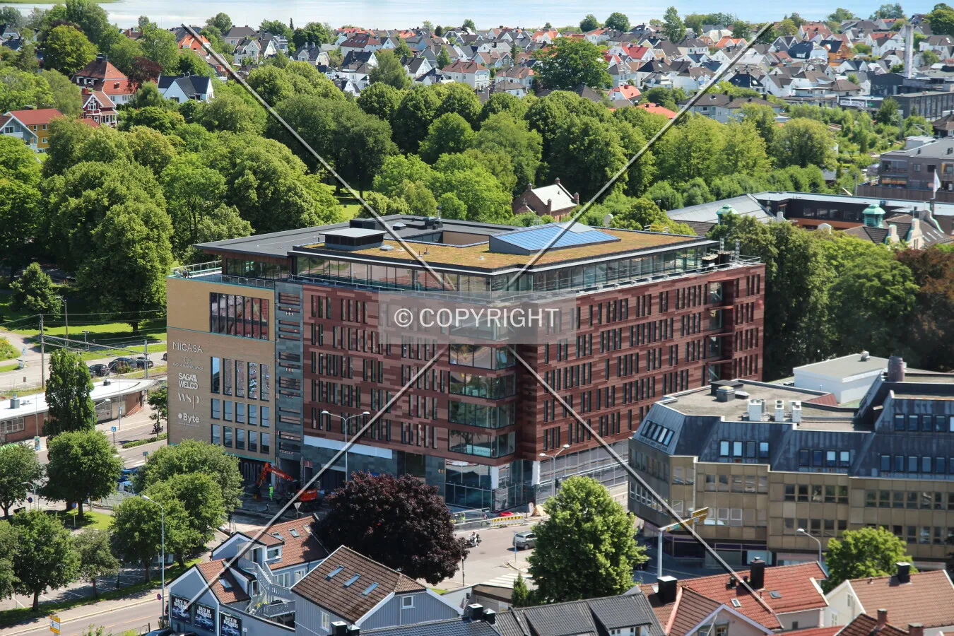 View from Slottsfjelltårnet