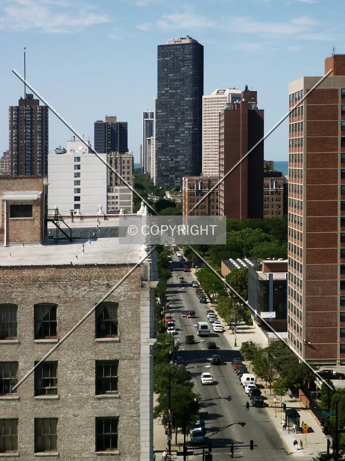 Looking north from Uptown to Edgewater