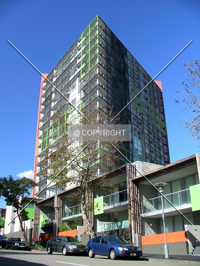 Looking southwest from Jones Street