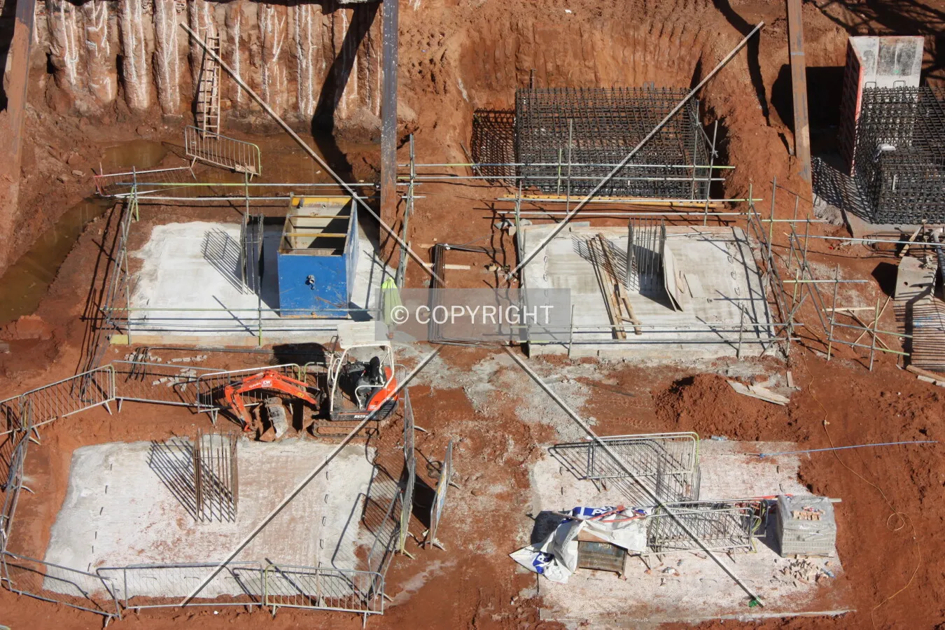 Looking into the site