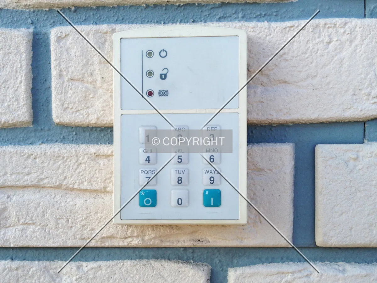 Keypad to unlock a door