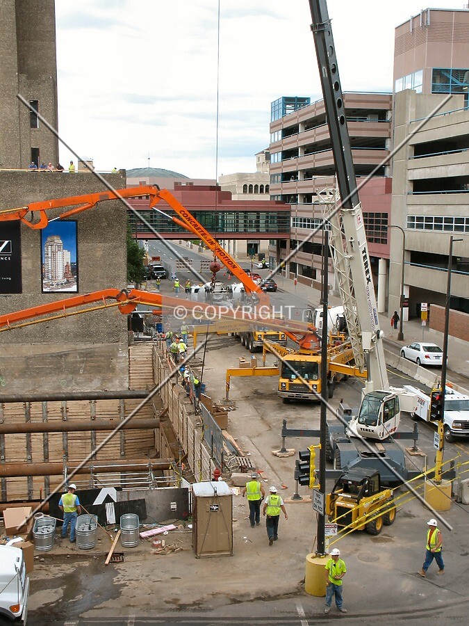 View to the south along 2nd Avenue South, from the Leamington Ramp