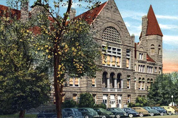 Vintage view from the southeast