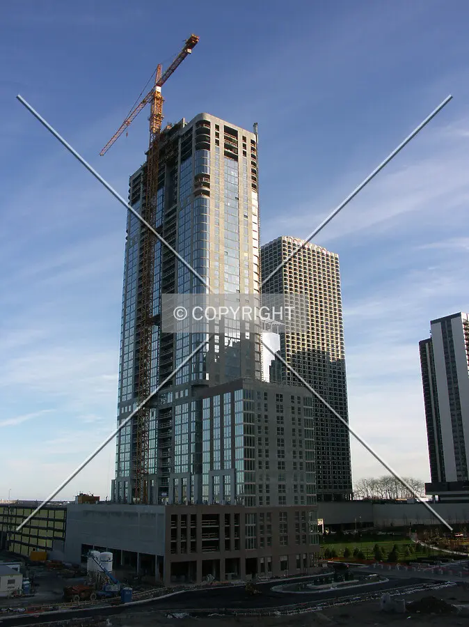 Looking southeast from sales center