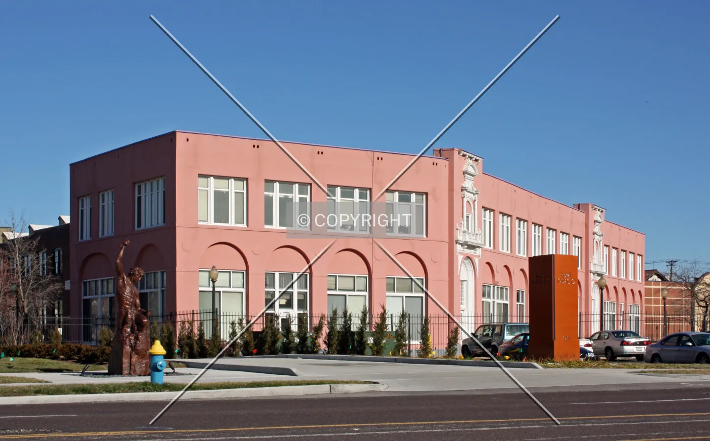 View from the southwest