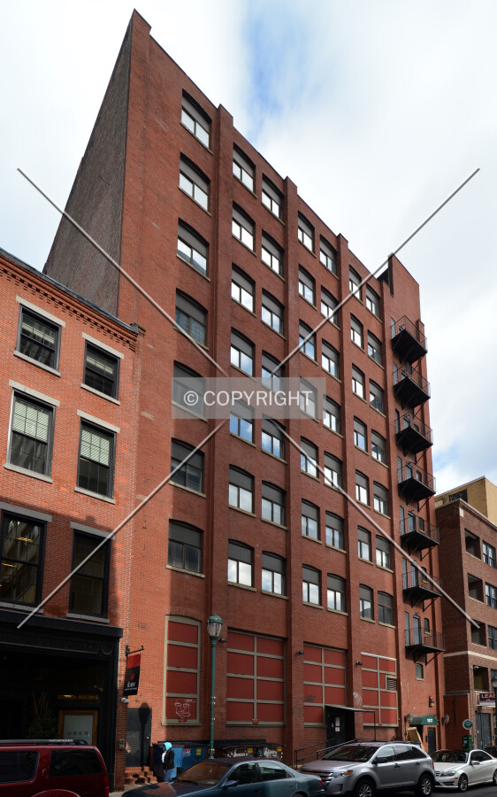 View from the southwest on Sansom Street