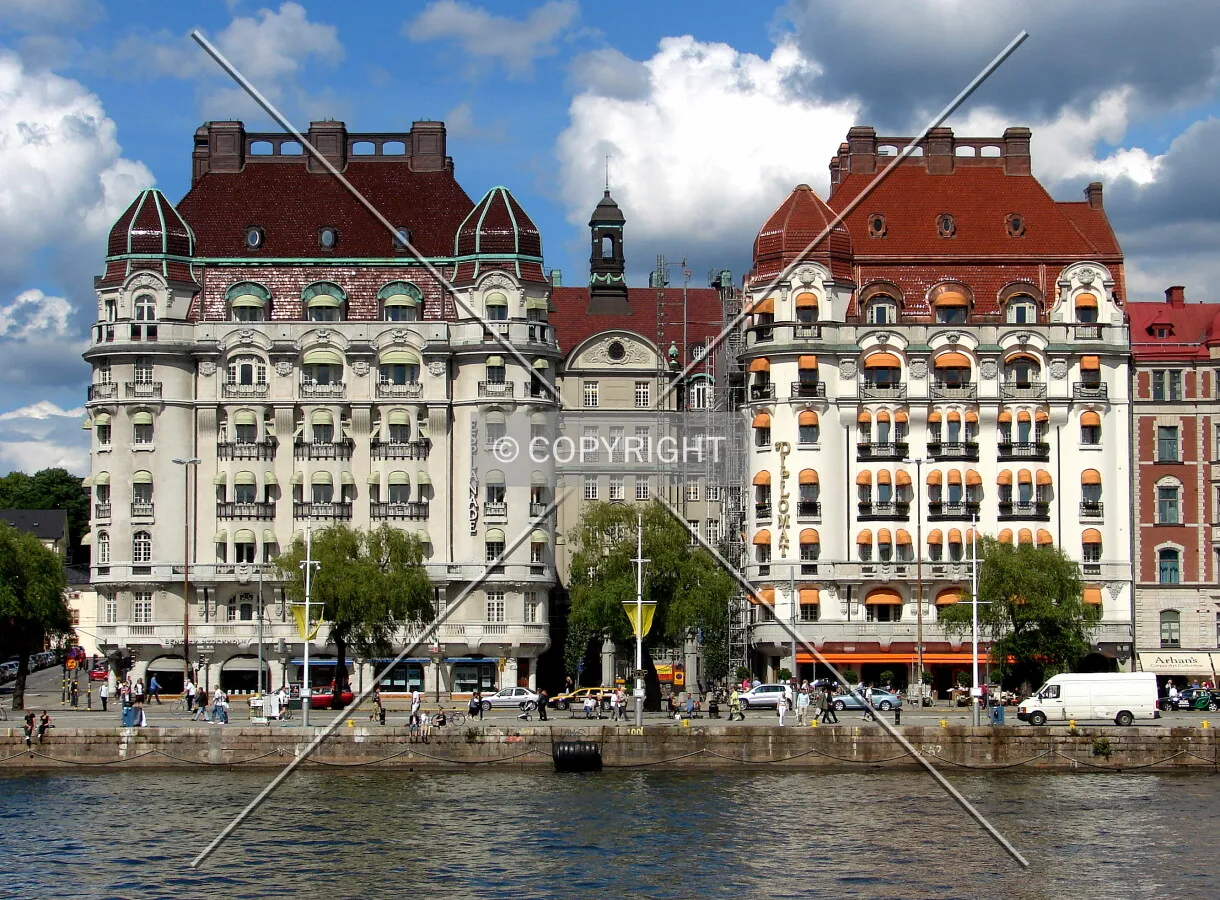 View from across Nybroviken