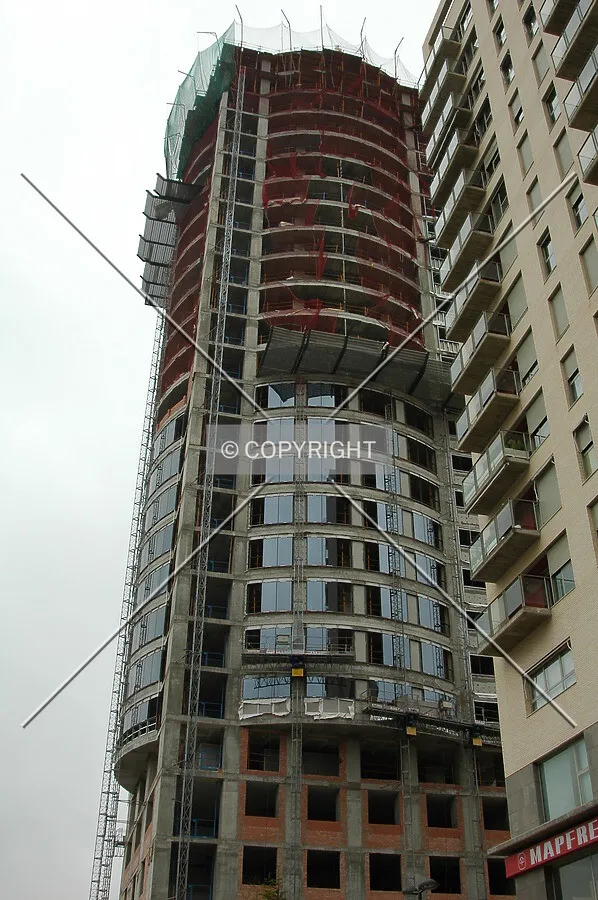 Main tower, south side