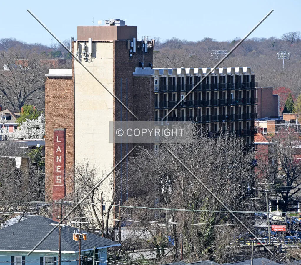View from the northeast