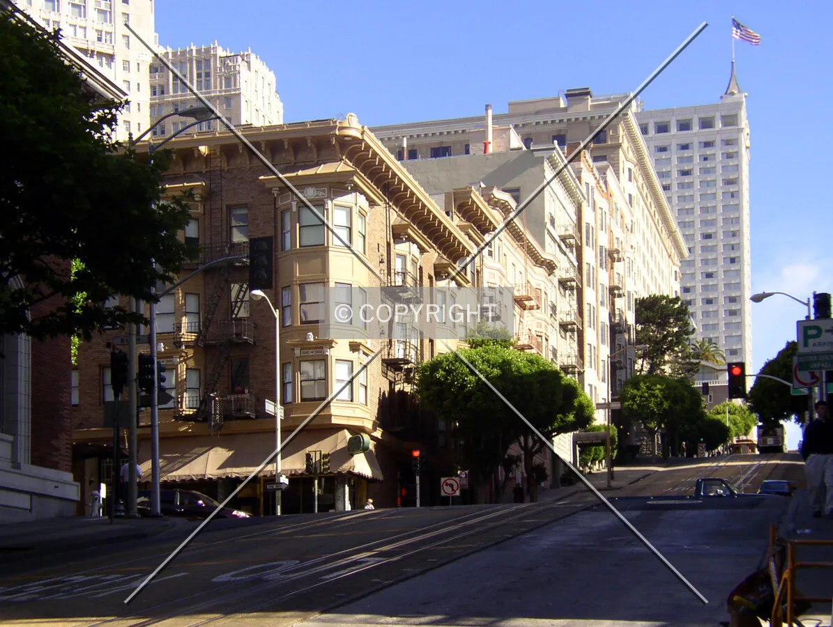 Looking north from Sutter Street