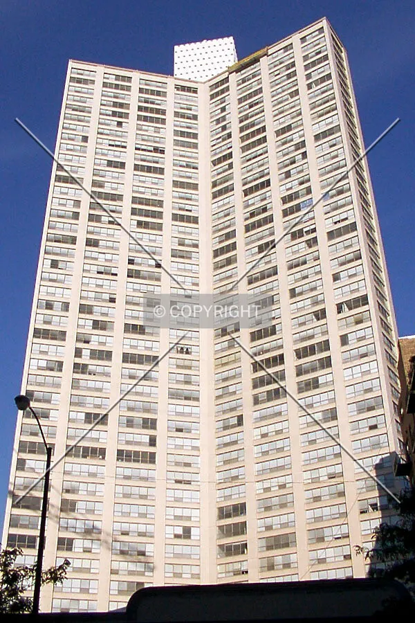 Back side seen from Wabash Avenue