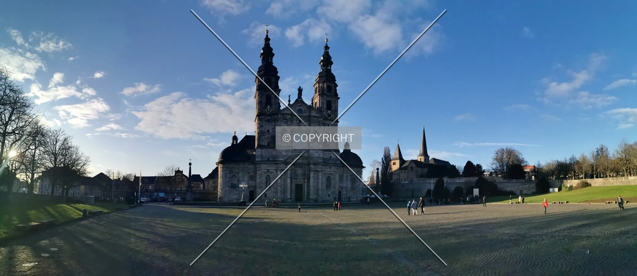 Panorama of Fulda Cathedral
