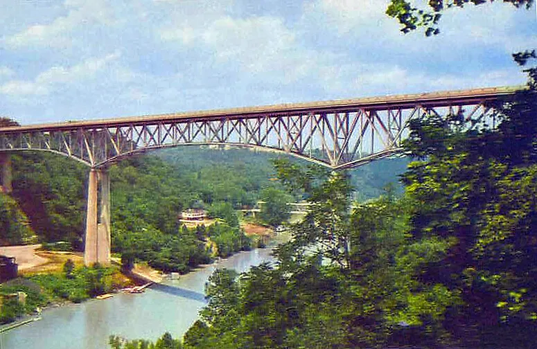 Vintage view from the south