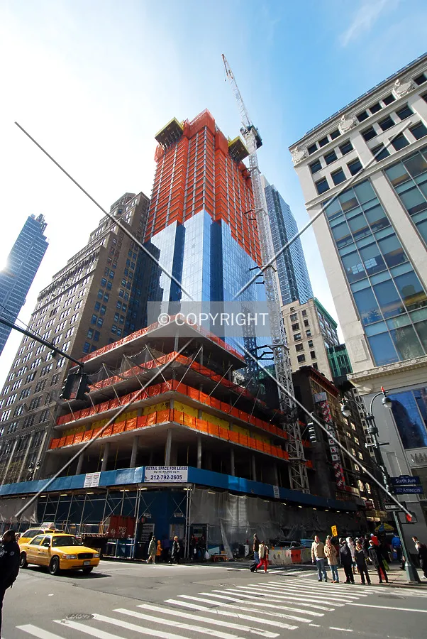 Looking up from 6th Avenue