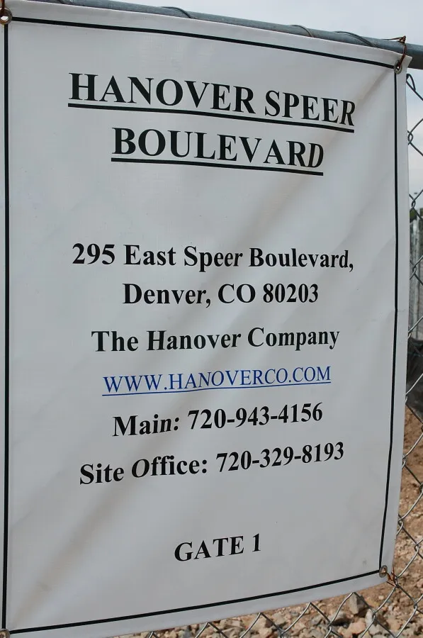 Construction banner
